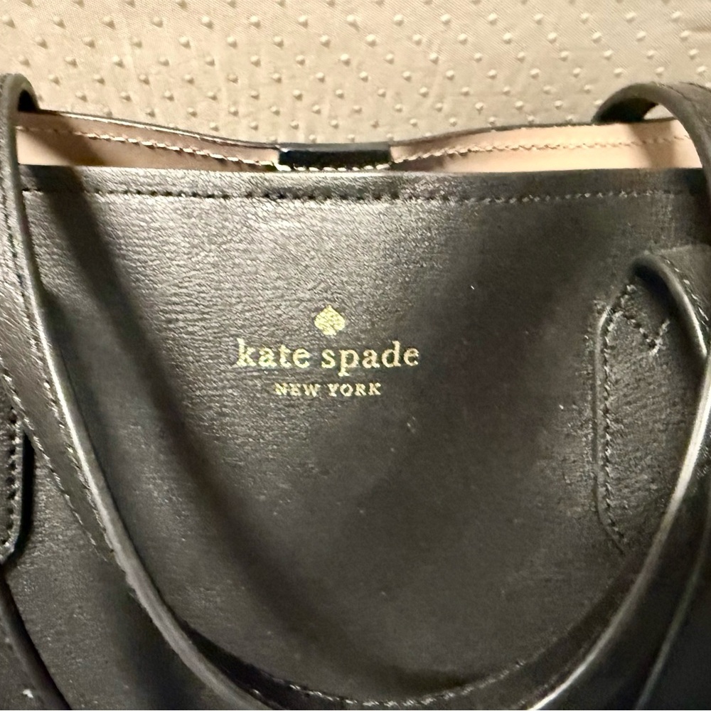 Kate Spade Black Satchel Bag with Sleek Design